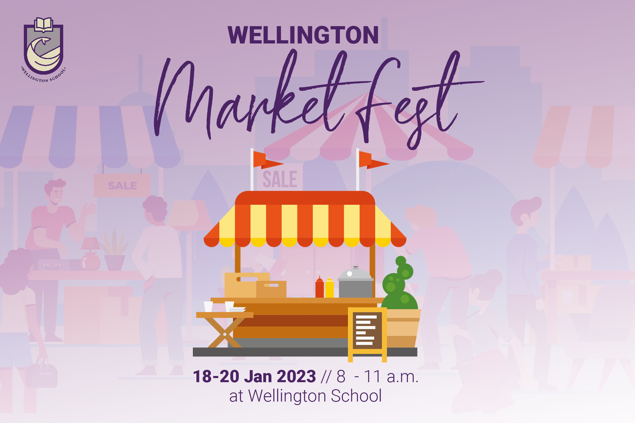 Illustration for Wellington Market Fest 2023